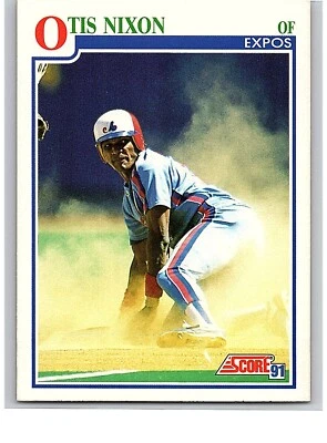 1991 Score Baseball Card Single - #431 Otis Nixon - Image 1 of 2