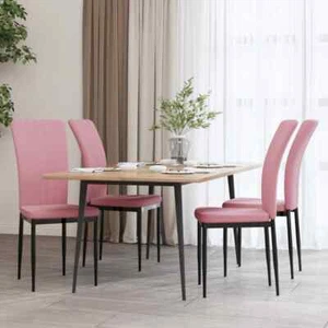 Sillas de Comedor Asientos con Respaldos de Cocina Restaurante Terciopelo vidaXL - Imagen 1 de 111
