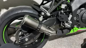 Slip For KAWASAKI NINJA ZX-4RR ZX-4R Exhaust Tips 51mm Muffler Mid Link Pipe New - Bild 1 von 5