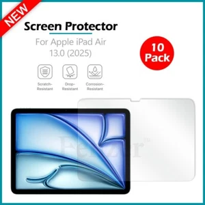10-Pack LCD Ultra Clear HD Screen Protector for Apple iPad Air 13.0 (2025) - Picture 1 of 4