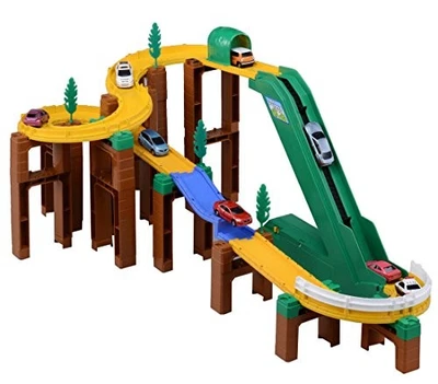 Tomica System 3Way Auto Mountain Pass Road Sets Japan Import - Image 1 of 4