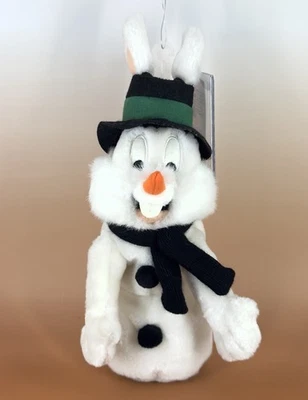 Warner Bros. Bolsa de frijoles Studio Stores BUGS BUNNY SNOWMAN con etiquetas como nuevas 1999 Foto 1 de 4
