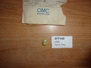 Genuine Johnson Evinrude OMC Valve #377143 #0377143 - Picture 1 of 4