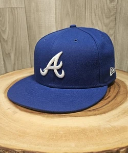 Gorra ajustada Atlanta Braves New Era 59Fifty talla 7 1/2 MLB color retro - Imagen 1 de 11
