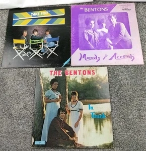 Vintage Rare The Bentons Vinyl Record 3 Lot Take Five Signed Cover Gospel Music - Foto 1 di 13