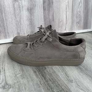 KOIO Suede Sneaker Capri - Mineral (Gray) Mens 11 (US) 44 (EU) - Made In Italy - Picture 1 of 12