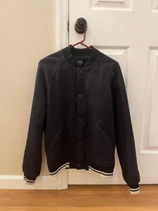 A.P.C. Navy Blue Varsity Jacket - Picture 1 of 4