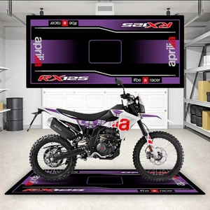 Motorcycle Garage Floor Pit Mat Workshop For Aprilia Racing Race Mat 31'' x 87'' - Picture 1 of 5