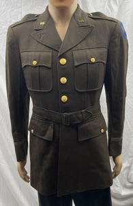 Giacca Uniforme Uomo Vintage WWII US Ufficiale WW2 Army Air Force Patch 1944 - Foto 1 di 13