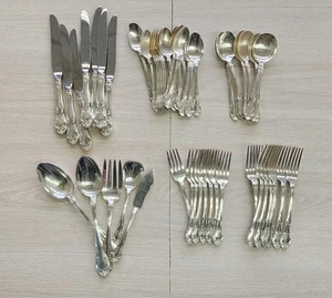 Gorham EP Silver Plate New Elegance 52 Teile Silberbesteck Besteckset Edelstahl - Bild 1 von 17