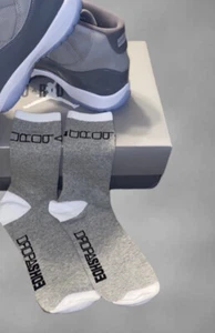 Grey Athletic Socks Unisex  - Picture 1 of 3