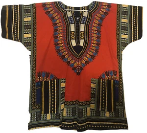 Multi Color Traditional African Dashiki Shirts - Picture 1 of 8