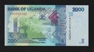Uganda, 2000 Shillings, 2019, P-50, UNC Banknote - Bild 1 von 2