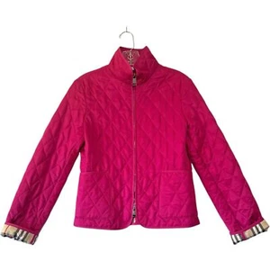 Burberry London Damen Rosa Steppjacke Full Zip Nova Check Gefüttert Gr. Small - Bild 1 von 13