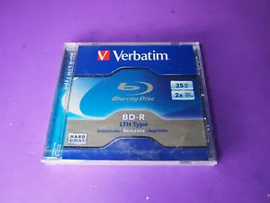 Verbatim BLU-RAY DISC - BD-R Recordable, 25 GB, 2X Speed - New/Sealed - Picture 1 of 2