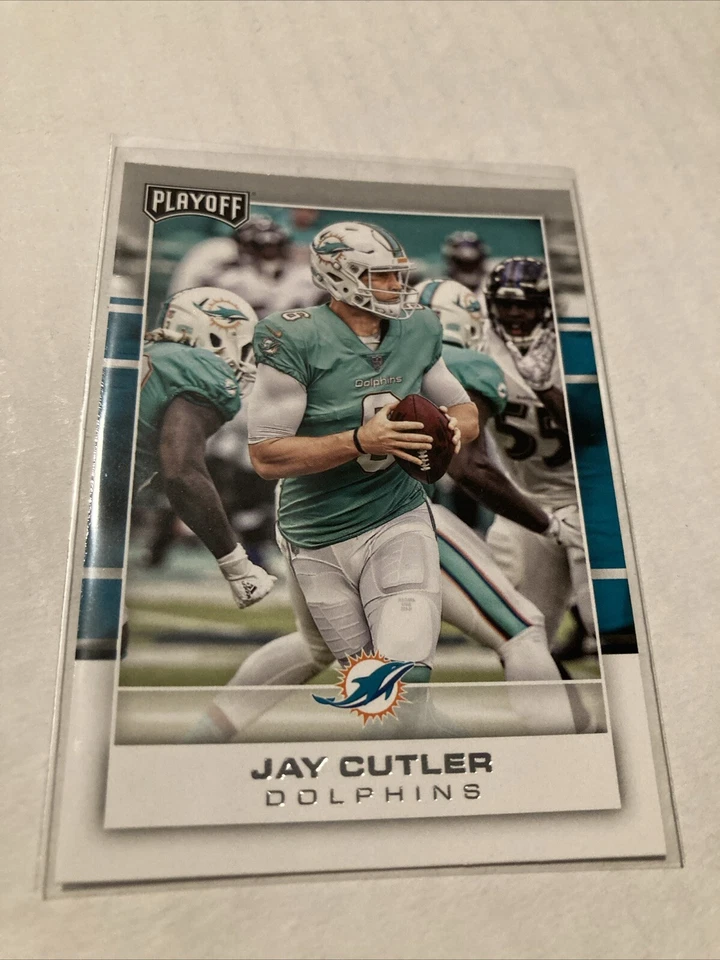 2017 Playoff Football #50 Jay Cutler Dolphins - Image 1 of 1