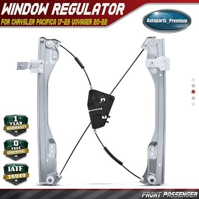 Front Passenger Power Window Regulator for Chrysler Pacifica 17-23 Voyager 20-22 - Image 1 of 4