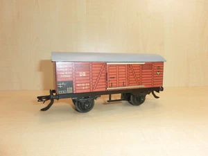 12524) ZEUKE DDR - Spur 0 - Ged. Güterwagen DR - L. 18 cm - schön Erh. - Bild 1 von 5