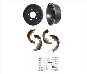 Fits For Ford 1992-1997 Ford Aerostar Rear Brake Drums Shoes Springs 4pc Kit