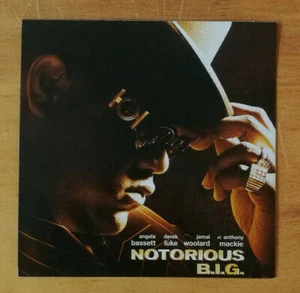 CINEMA CARTON D'INVITATION PROJECTION FILM NOTORIOUS BIG 2009 RAP - Picture 1 of 2