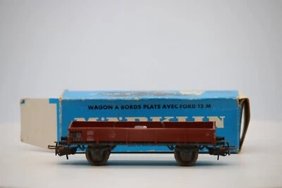 HO SCALE MARKLIN NIEDERBORDWAGEN MIT FORD 12 *MISSING CAR* - Image 1 of 4