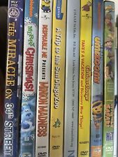 Lot Of 8 Kids Dvd Assorted Movies Wiggles Umizoom Despicable Me Curious George