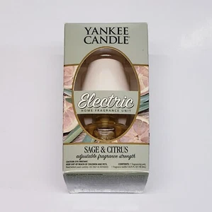 Yankee Candle Electric Home Fragrance Oil Diffuser Unit Sage & Citrus New In Box - Picture 1 of 6