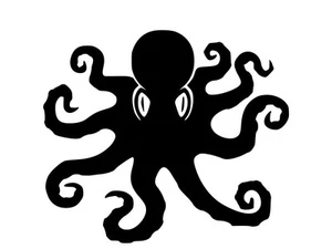 Adesivo Octopus Sea Life acquatico vinile decalcomania parete finestra auto SCEGLI MISURA COLORE - Foto 1 di 2