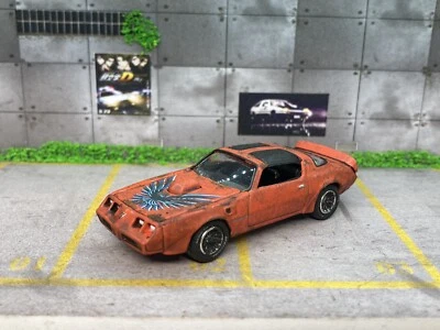 1980 Pontiac Trans Am Rusty Weathered Custom 1/64 Diecast Barn Find Car Firebird - Image 1 of 4