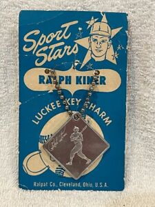 VINTAGE&RARE 1950's Ralph Kiner Sport Stars Luckee Key Charm, Pittsburgh Pirates