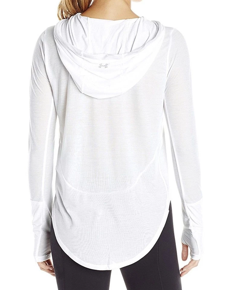 XL Skylight O Blanco Nuevo con Etiquetas Para Mujer Under Armour Ligero LS Supreme Sudadera con Capucha Foto 1 de 1