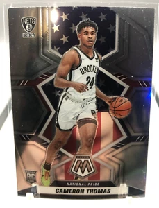 2021-22 Panini Mosaic Basketball Cameron Thomas National Pride #255 RC NM/M - Picture 1 of 2