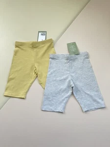 Lot of 2 - NWT H&M Kids Boys Girls Cotton Blend Cycling Bike Shorts Size US 6X - Picture 1 of 6