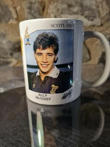 Ally McCoist 1990 and 1992 Scotland World Cup Sticker Cup Mug Super Ally - Picture 1 of 4