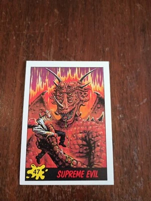 1988 Topps (Dinosaurs Attack) #47 Supreme Evil (NM-MT) - Image 1 of 2