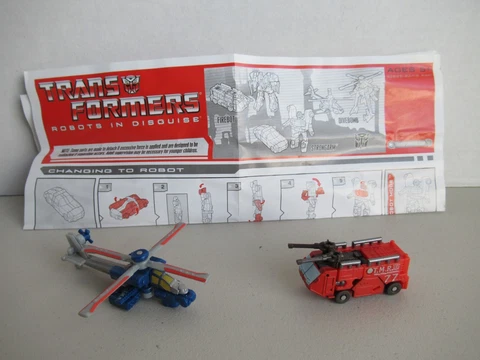 Hasbro Transformers Classics Night Rescue Mini-Con Team 2006 Divebomb Firebot Cover