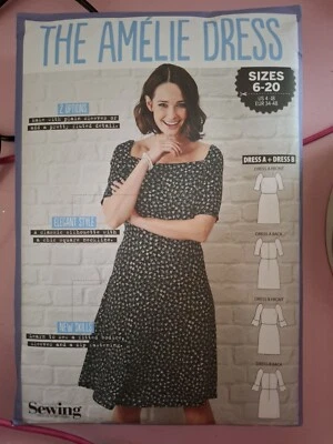 Simply Sewing The Amélie Dress Printed Sewing Pattern Sizes 6-20 New UNCUT - Image 1 of 2