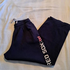 Adidas Boston Red Sox size girls 18/20 cropped sweatpants - Picture 1 of 5