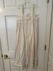 Janie and Jack x Aerin Girls' Striped Cotton Jumpsuit  Wide Leg NWT Size 10 - Picture 1 of 4
