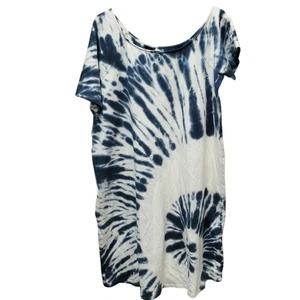 Torrid Women's Asymmetrical Short Sleeves Dyed Dress Size 0 Excellent Condition - Picture 1 of 11
