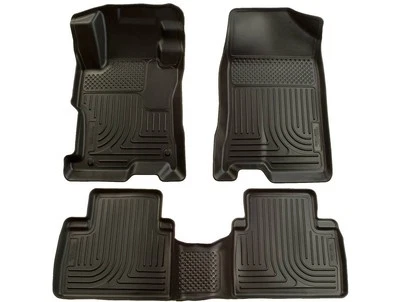 Husky Liners Weatherbeater Floor Mats Fit 2004-2009 Toyota Prius Front/2nd Black Foto 1 de 4