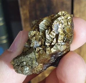 Chalcopyrite, Laguépie quarry, Laguépie, Montauban, Tarn-et-Garonne (82), France - Picture 1 of 4
