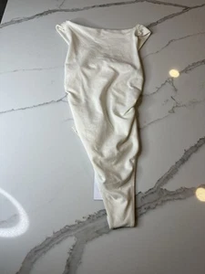 Reformation Open Back Bodysuit Tank Womens MSNWT Cream - Bild 1 von 9