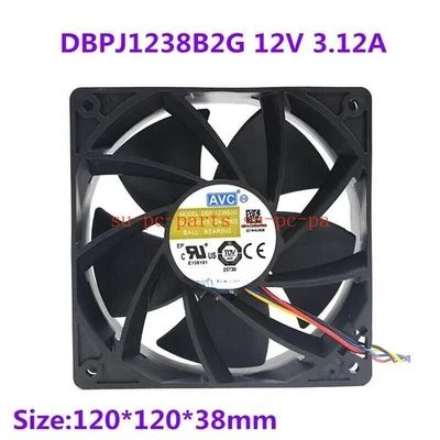 DBPJ1238B2G 12V 3.12A 12cm 12038 high speed high air volume violent cooling fan - Image 1 of 4