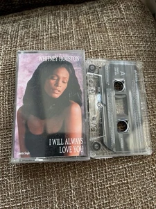 WHITNEY HOUSTON I WILL ALWAYS LOVE YOU CASSETTE TAPE SINGLE - Picture 1 of 2
