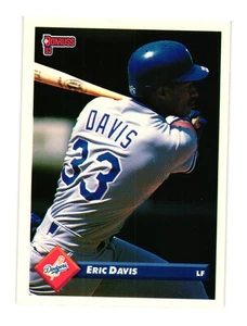 1993 Donruss #482 Eric Davis Los Angeles Dodgers - Picture 1 of 2