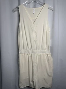 Stylus Sport Strampler Minikleid mit angenähtem Boyshort in Elfenbein Gr. Small Neu - Bild 1 von 7