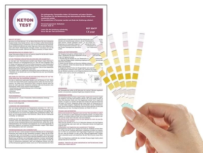 DFI Ketontest 5 Stück - Zur Kontrolle der Ketonwerte bei Diät und Sport