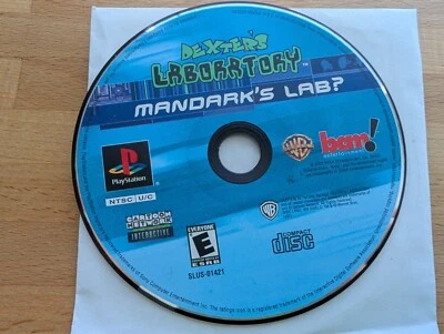 Dexter's Laboratory Mandark's Lab? (2002)  PlayStation 1 Game  Disc Only - Image 1 of 2