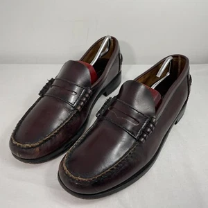 Florsheim Mens 8.5 D Berkley Leather Penny Loafer Slip On Dress Shoe Brown NICE - Picture 1 of 10
